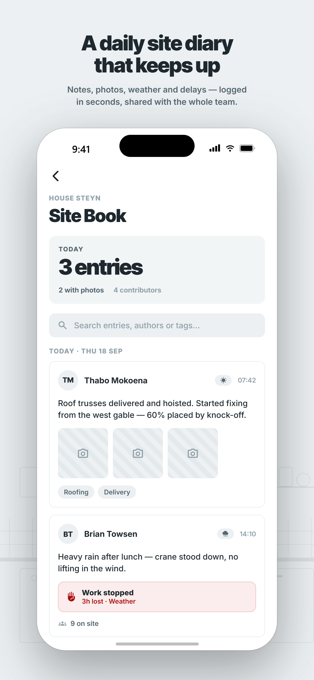 Site book